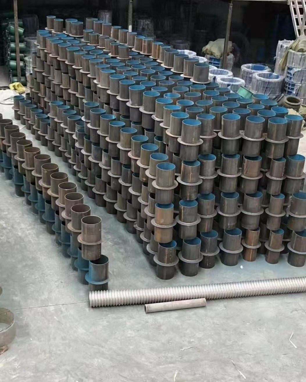 Heavy-Duty Steel Flanged Pipe Sleeve – Waterproof Embedded Casing for Construction